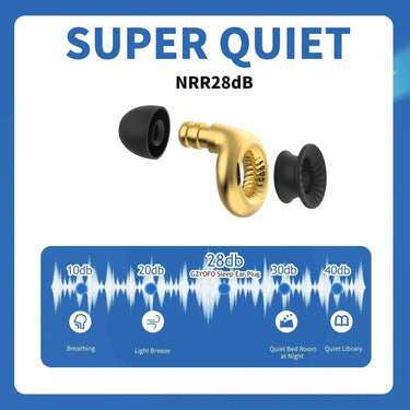 Ear Plugs for Sleeping, Noise Cancelling, Soft Earplugs, NRR28dB Reusable Ear Plugs for Noise Reduction - Epic Trends and Gifts - Earplugs - Crystal Silence Oasis Earplugs - Epic Trends and Gifts - Crystal Silence Oasis Earplugs - Crystal Silence Oasis Earplugs